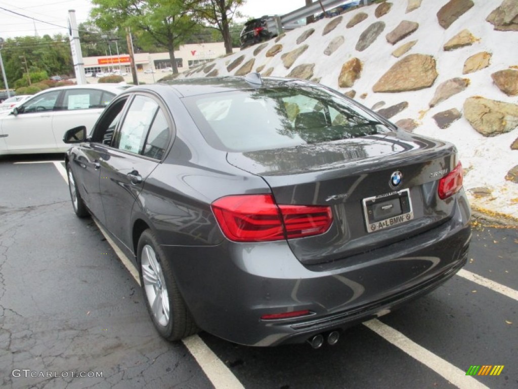2016 3 Series 328i xDrive Sedan - Mineral Grey Metallic / Black photo #4