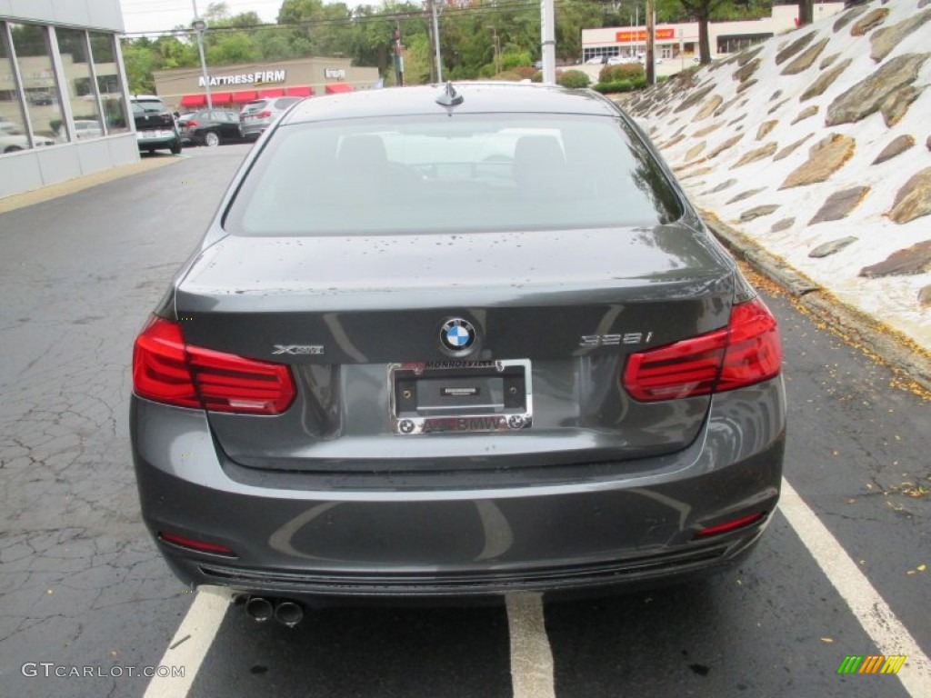 2016 3 Series 328i xDrive Sedan - Mineral Grey Metallic / Black photo #5