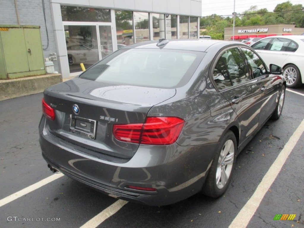 2016 3 Series 328i xDrive Sedan - Mineral Grey Metallic / Black photo #6