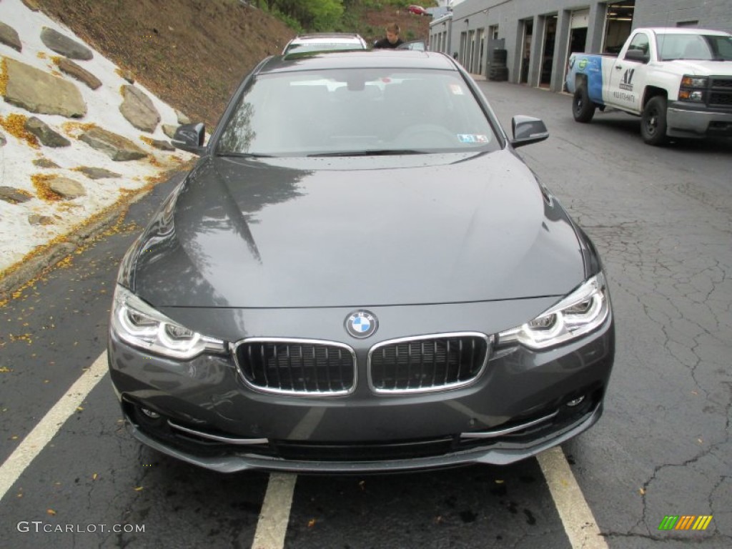 2016 3 Series 328i xDrive Sedan - Mineral Grey Metallic / Black photo #8