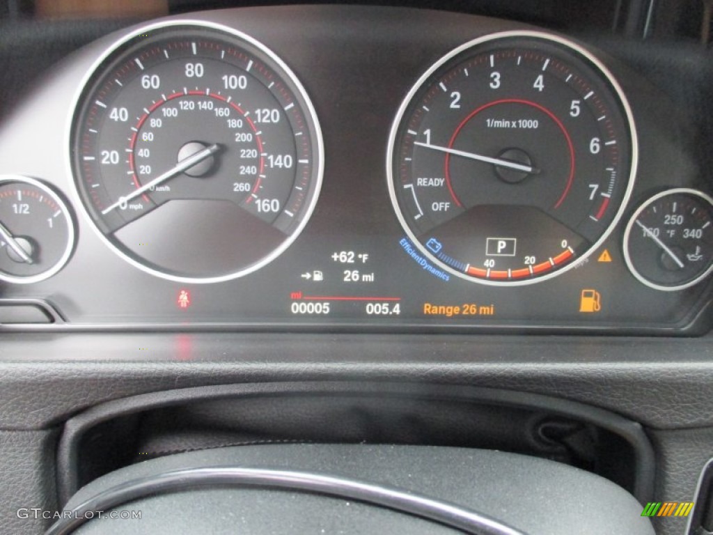 2016 BMW 3 Series 328i xDrive Sedan Gauges Photo #107546172