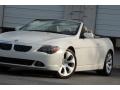 2007 Alpine White BMW 6 Series 650i Convertible  photo #2