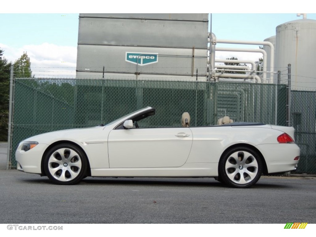 2007 6 Series 650i Convertible - Alpine White / Cream Beige photo #4
