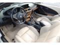 2007 BMW 6 Series Cream Beige Interior Interior Photo