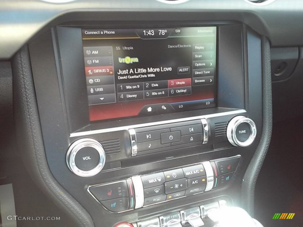 2015 Mustang EcoBoost Premium Coupe - Black / 50 Years Raven Black photo #31