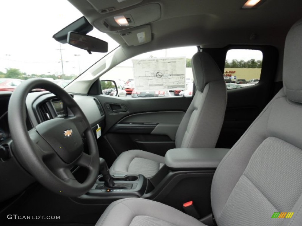 Jet Black/Dark Ash Interior 2016 Chevrolet Colorado WT Extended Cab 4x4 Photo #107550732