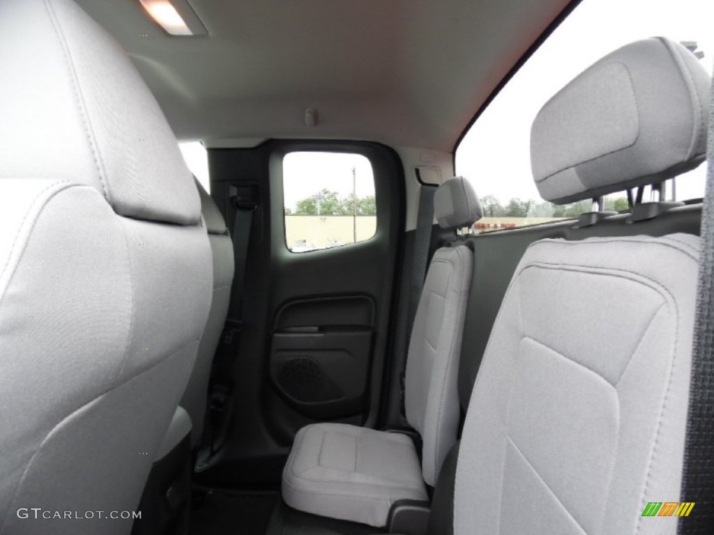 Jet Black Dark Ash Interior 2016 Chevrolet Colorado Wt