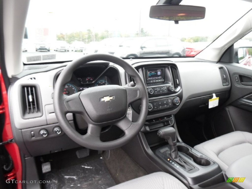 Jet Black/Dark Ash Interior 2016 Chevrolet Colorado WT Extended Cab 4x4 Photo #107550780