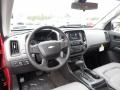 Jet Black/Dark Ash 2016 Chevrolet Colorado WT Extended Cab 4x4 Interior Color