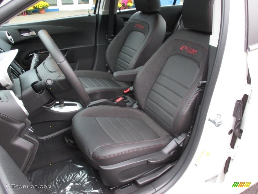2016 Chevrolet Sonic RS Sedan Front Seat Photo #107552693