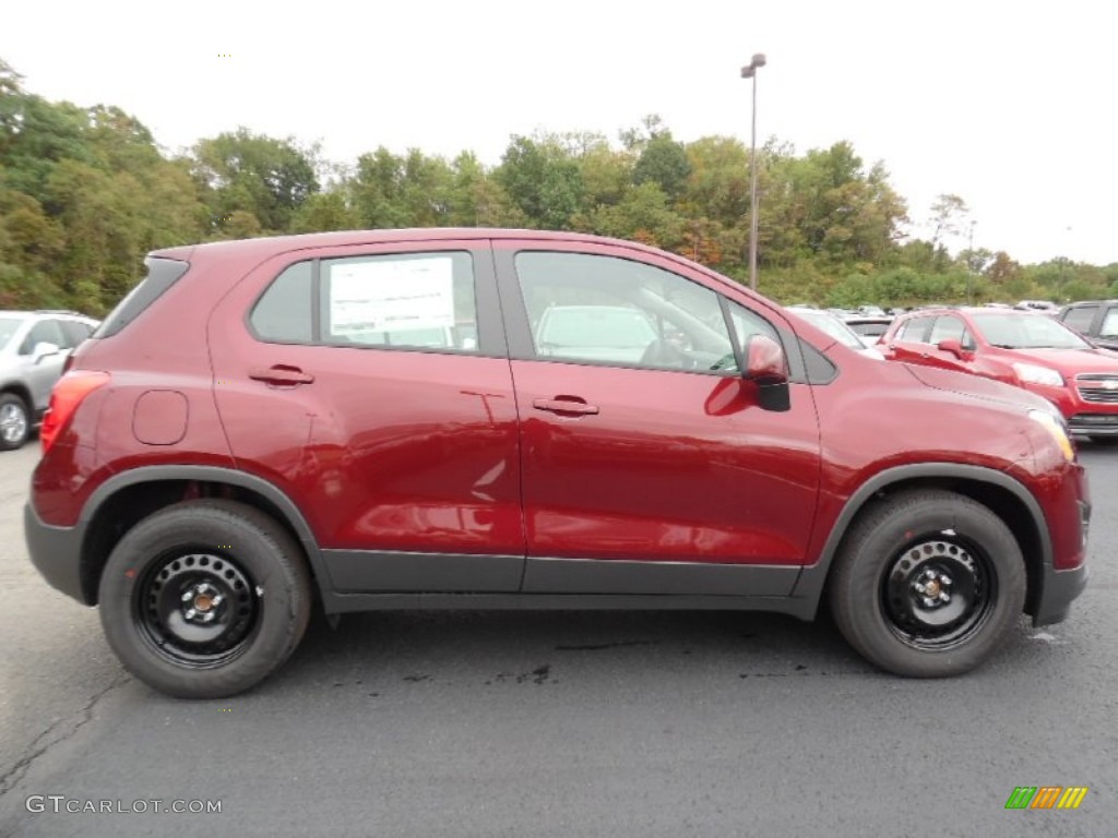 Crimson Metallic 2016 Chevrolet Trax LS Exterior Photo #107553339