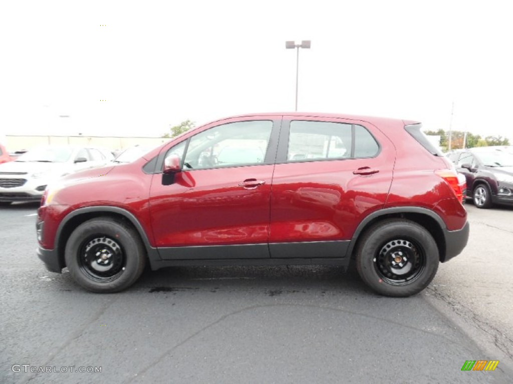 Crimson Metallic 2016 Chevrolet Trax LS Exterior Photo #107553480
