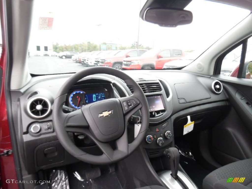 Jet Black Interior 2016 Chevrolet Trax LS Photo #107553570