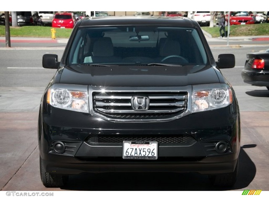 2013 Pilot LX - Crystal Black Pearl / Gray photo #7