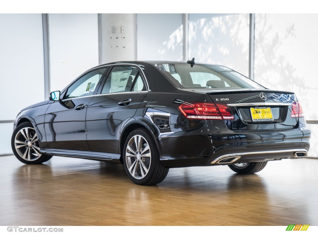 2016 E 350 Sedan - Black / Black photo #3