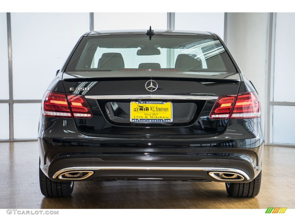 2016 E 350 Sedan - Black / Black photo #4