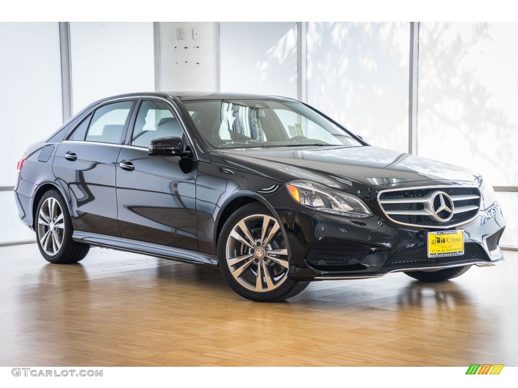 2016 E 350 Sedan - Black / Black photo #12