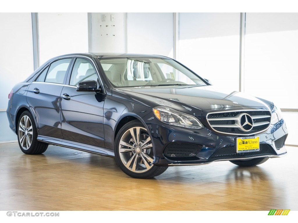 2016 E 350 Sedan - Lunar Blue Metallic / Silk Beige/Espresso Brown photo #12