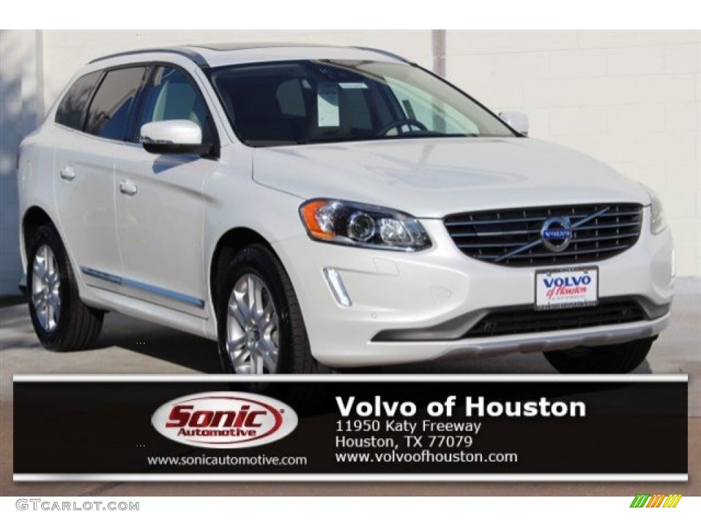 2016 XC60 T5 Drive-E - Crystal White Pearl / Beige photo #1