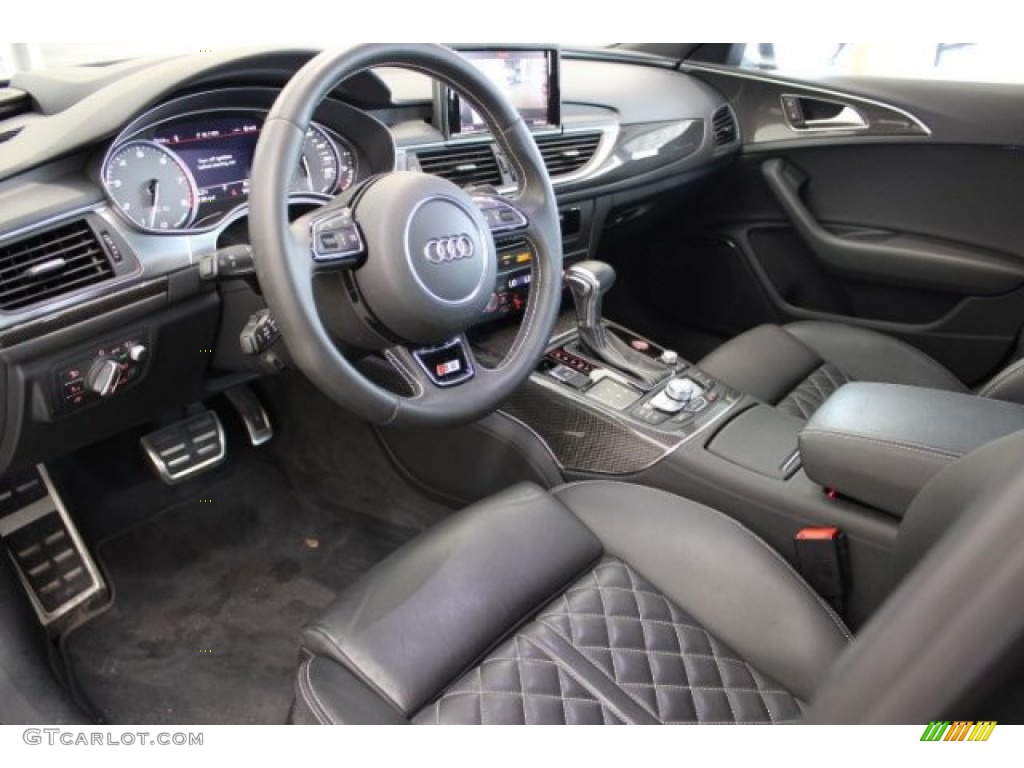 Black Interior 2013 Audi S6 4.0 TFSI quattro Sedan Photo #107559012