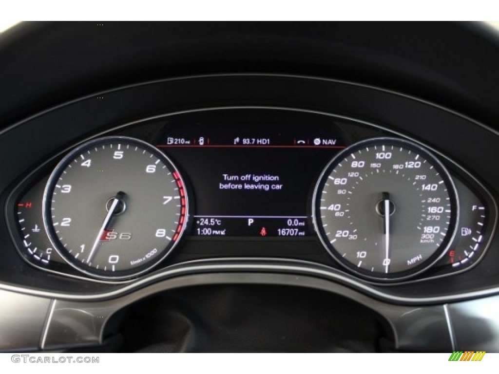 2013 Audi S6 4.0 TFSI quattro Sedan Gauges Photos