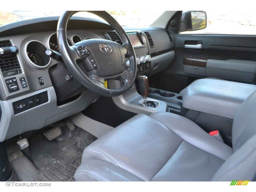 Graphite Gray Interior 2010 Toyota Tundra Limited CrewMax 4x4 Photo #107561228