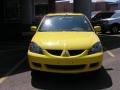 2004 Lightning Yellow Mitsubishi Lancer OZ Rally  photo #2