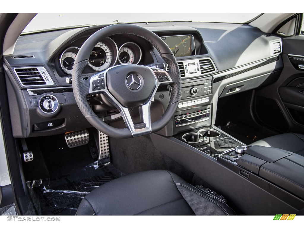 Black Interior 2016 Mercedes-Benz E 400 Cabriolet Photo #107563335