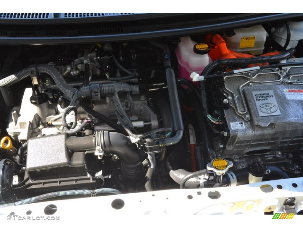 2013 Prius c Hybrid Two - Super White / Light Blue Gray/Black photo #27