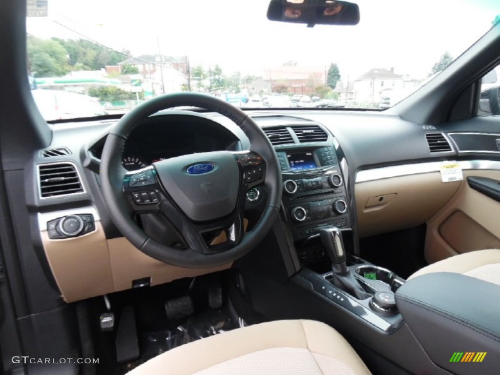2016 Explorer XLT 4WD - Magnetic Metallic / Medium Light Camel photo #12