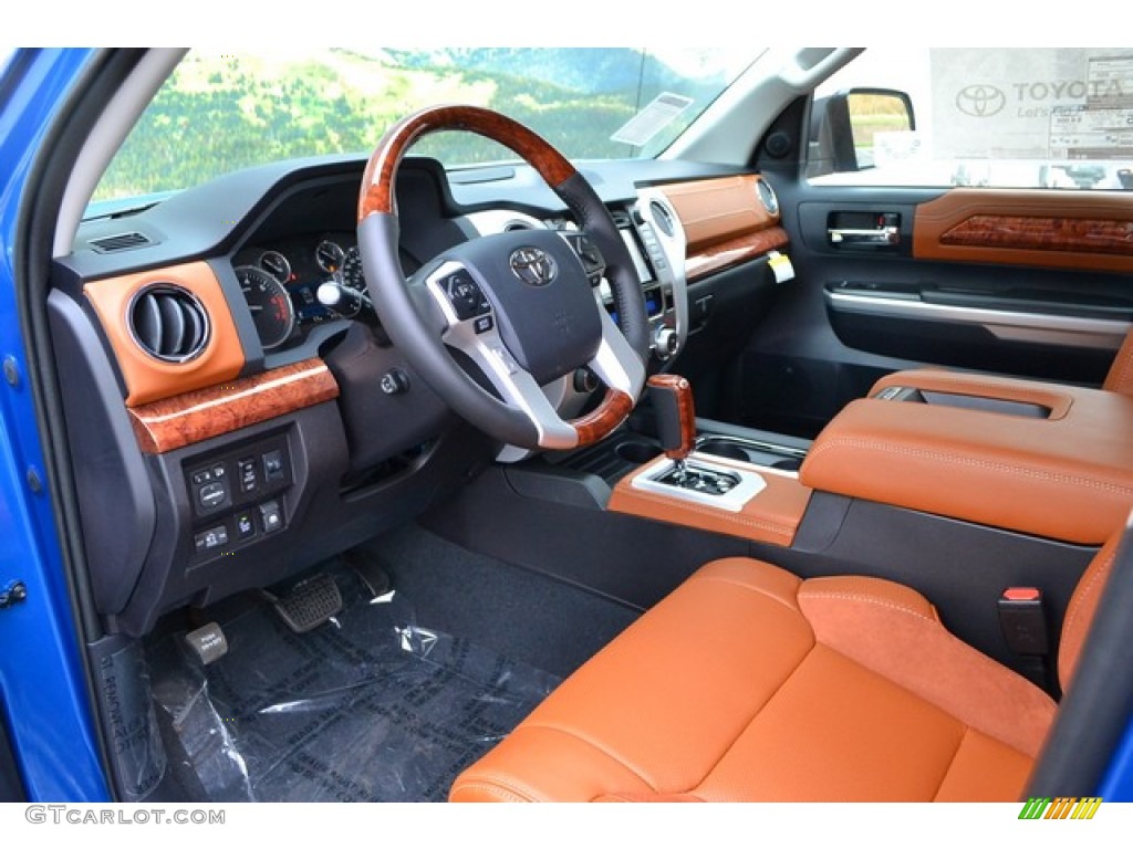 1794 Black Brown Interior 2016 Toyota Tundra 1794 Crewmax