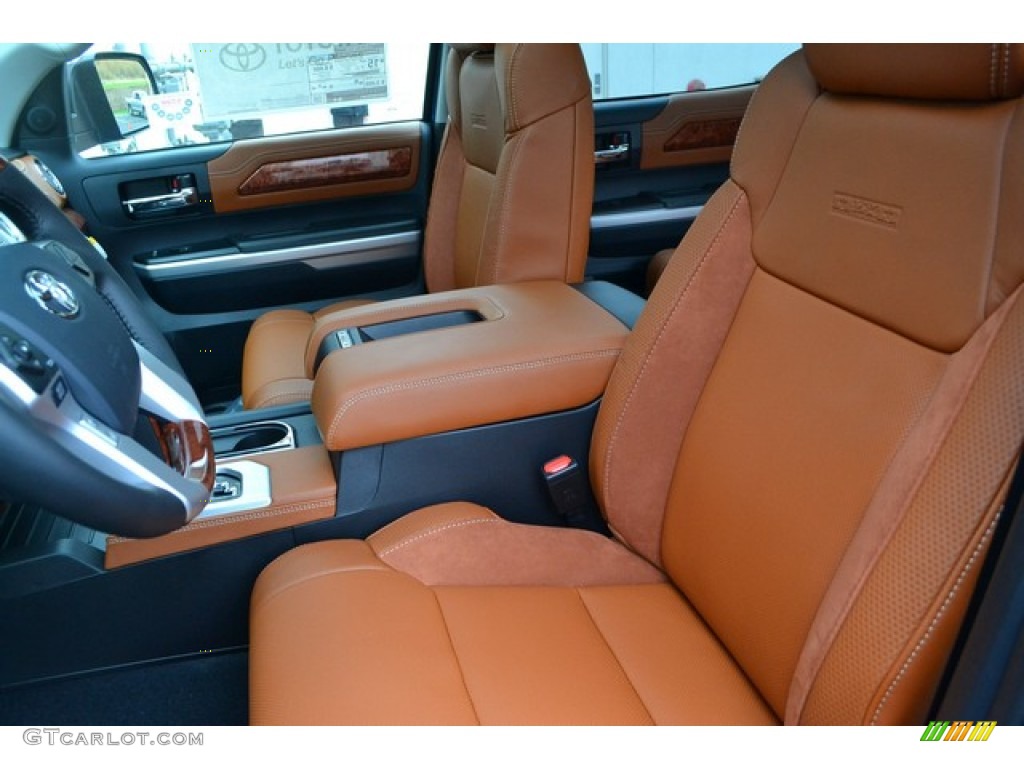 1794 Black/Brown Interior 2016 Toyota Tundra 1794 CrewMax 4x4 Photo #107564385