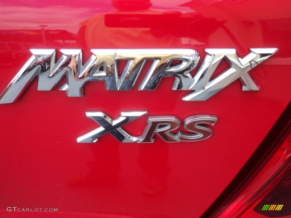 2009 Matrix XRS - Radiant Red / Ash Gray photo #23