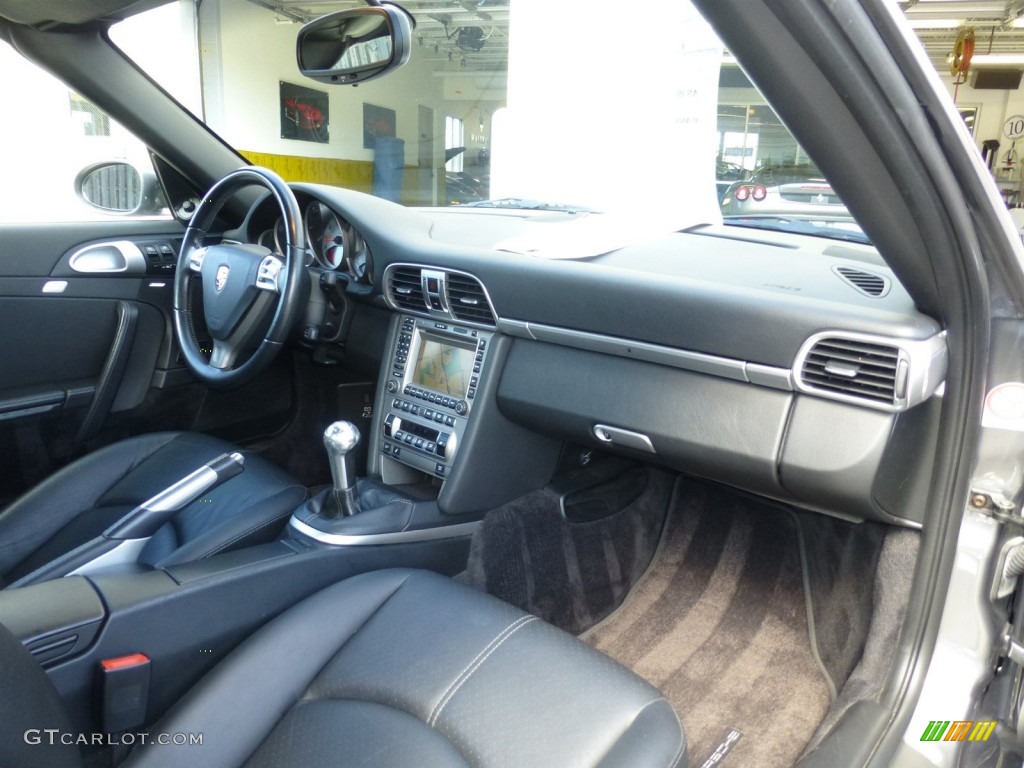 2007 911 Carrera 4S Cabriolet - Meteor Grey Metallic / Black photo #23