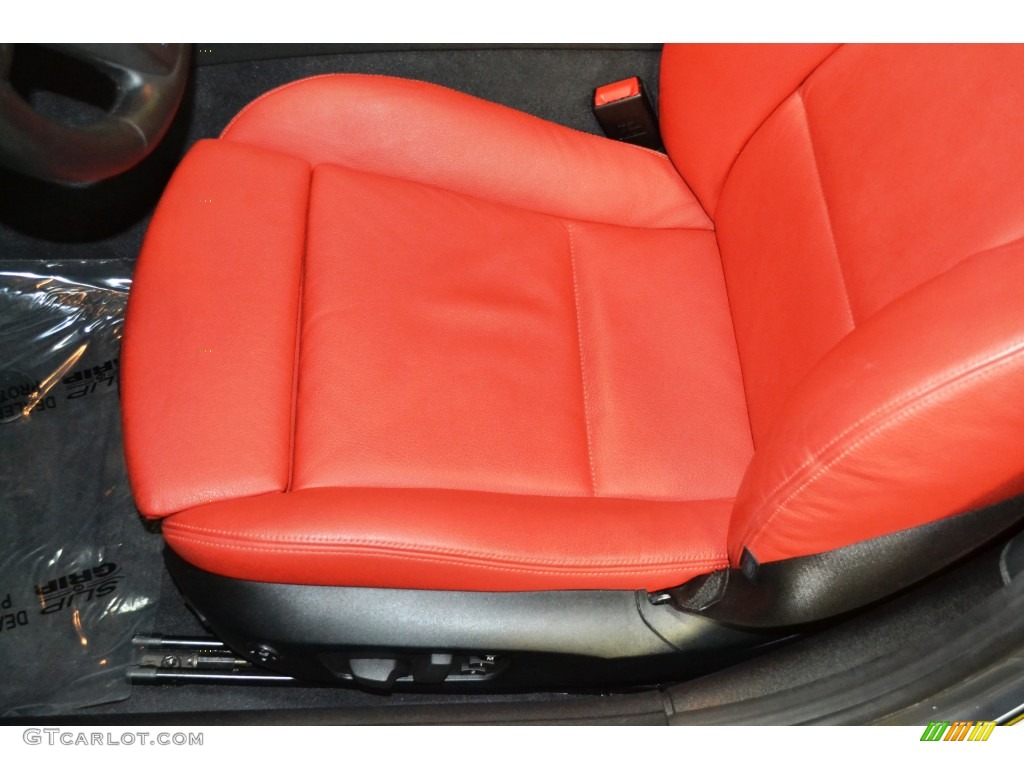 2012 Z4 sDrive28i - Space Gray Metallic / Coral Red photo #16