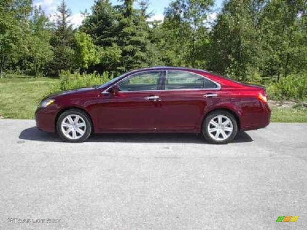 2007 ES 350 - Royal Ruby Red Metallic / Cashmere photo #1