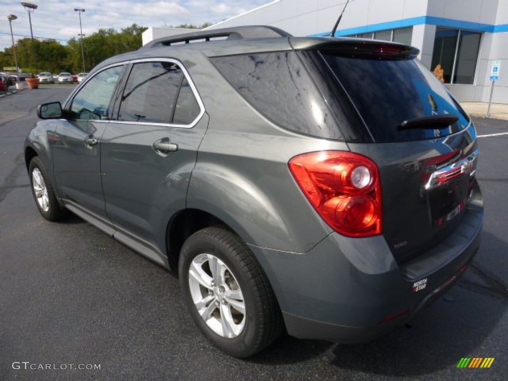 2012 Equinox LT AWD - Steel Green Metallic / Light Titanium/Jet Black photo #3
