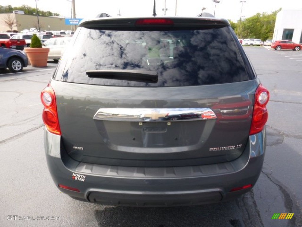 2012 Equinox LT AWD - Steel Green Metallic / Light Titanium/Jet Black photo #4