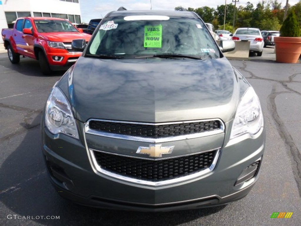 2012 Equinox LT AWD - Steel Green Metallic / Light Titanium/Jet Black photo #8