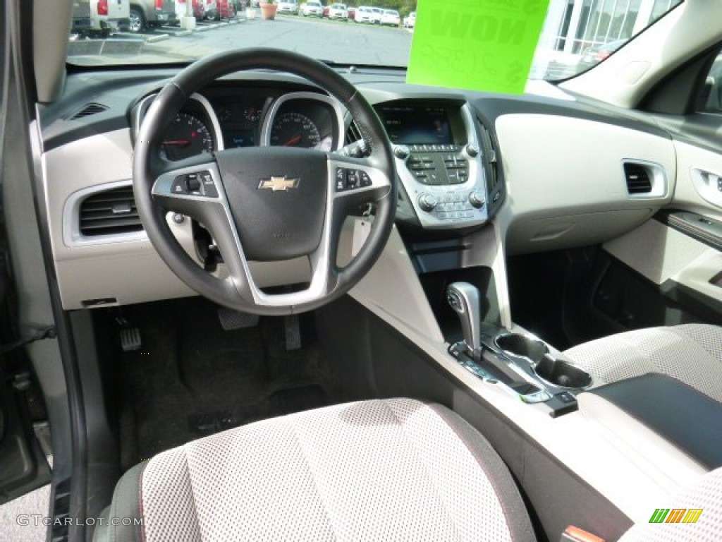 2012 Equinox LT AWD - Steel Green Metallic / Light Titanium/Jet Black photo #14