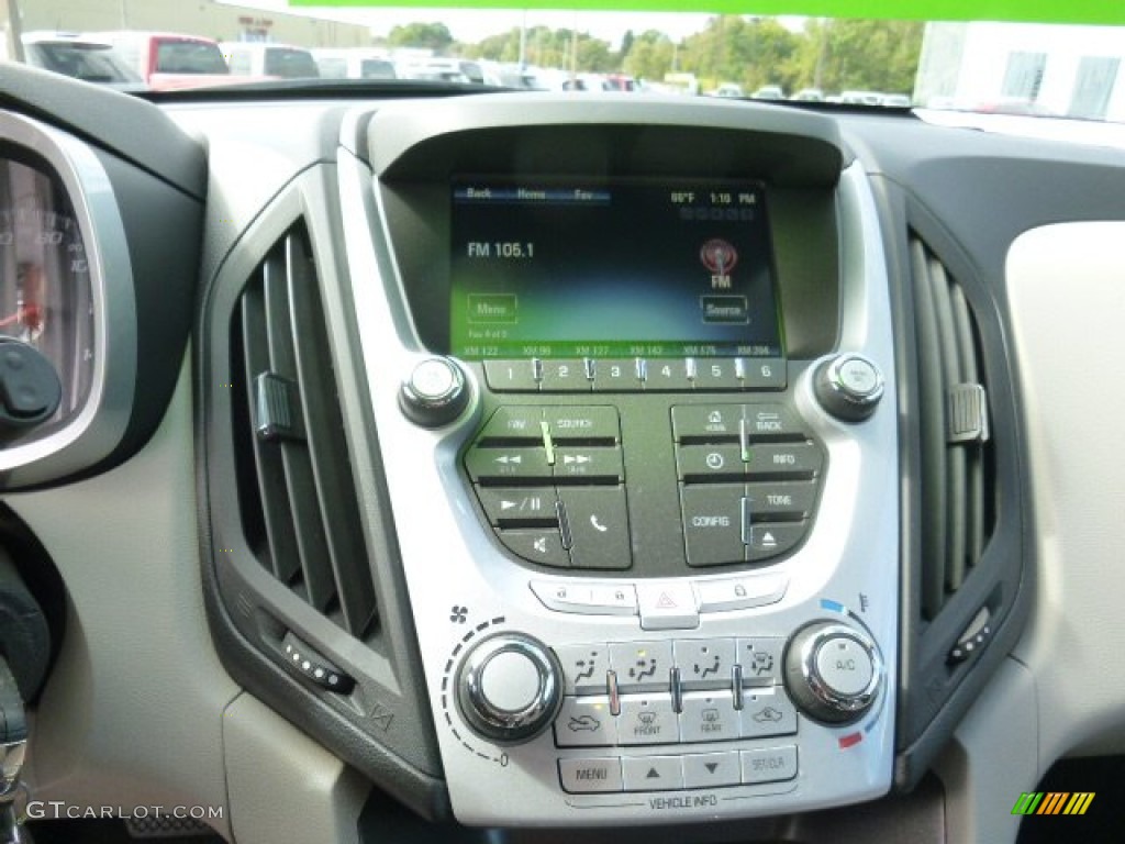 2012 Equinox LT AWD - Steel Green Metallic / Light Titanium/Jet Black photo #17