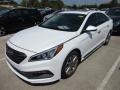 2016 Quartz White Pearl Hyundai Sonata Limited  photo #2