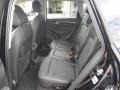 2016 Audi Q5 Black Interior Rear Seat Photo