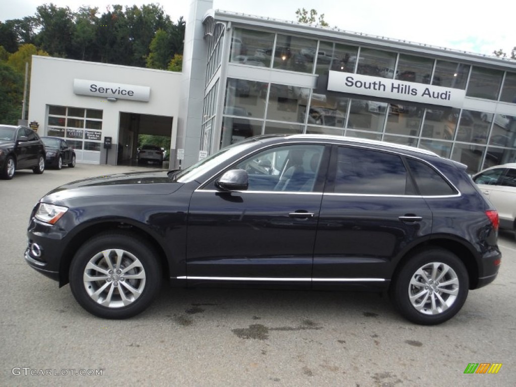 2016 Q5 2.0 TFSI Premium quattro - Moonlight Blue Metallic / Black photo #2