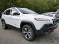 Bright White 2016 Jeep Cherokee Trailhawk 4x4 Exterior