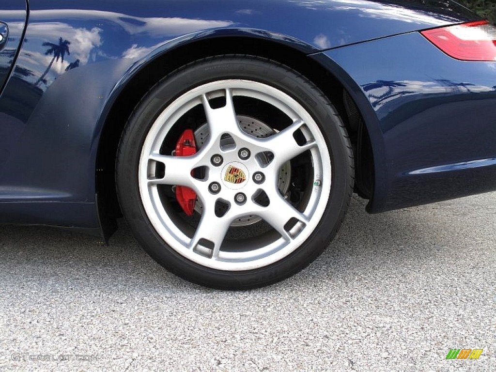 2007 911 Carrera S Cabriolet - Lapis Blue Metallic / Stone Grey photo #23
