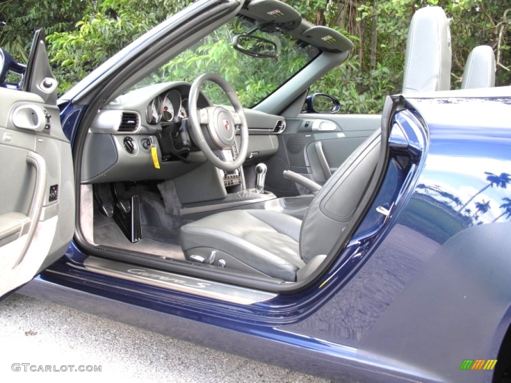 2007 911 Carrera S Cabriolet - Lapis Blue Metallic / Stone Grey photo #28