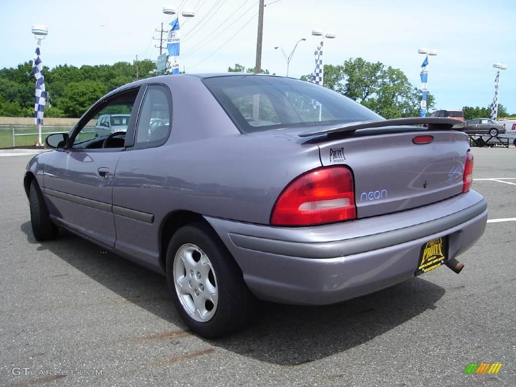 1995 Neon Sport Coupe - Light Iris Blue Pearl / Dark Slate photo #3