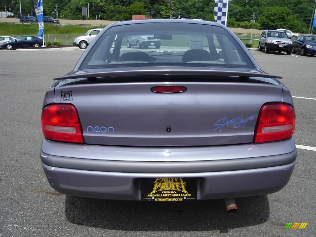 1995 Neon Sport Coupe - Light Iris Blue Pearl / Dark Slate photo #4