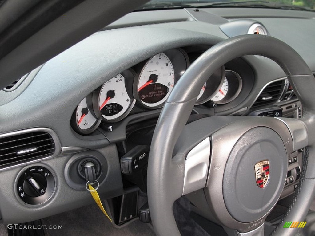2007 911 Carrera S Cabriolet - Lapis Blue Metallic / Stone Grey photo #39